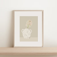Anthurium in Vase ~ Digital Download