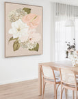 HYDRANGEA - rolled canvas test print