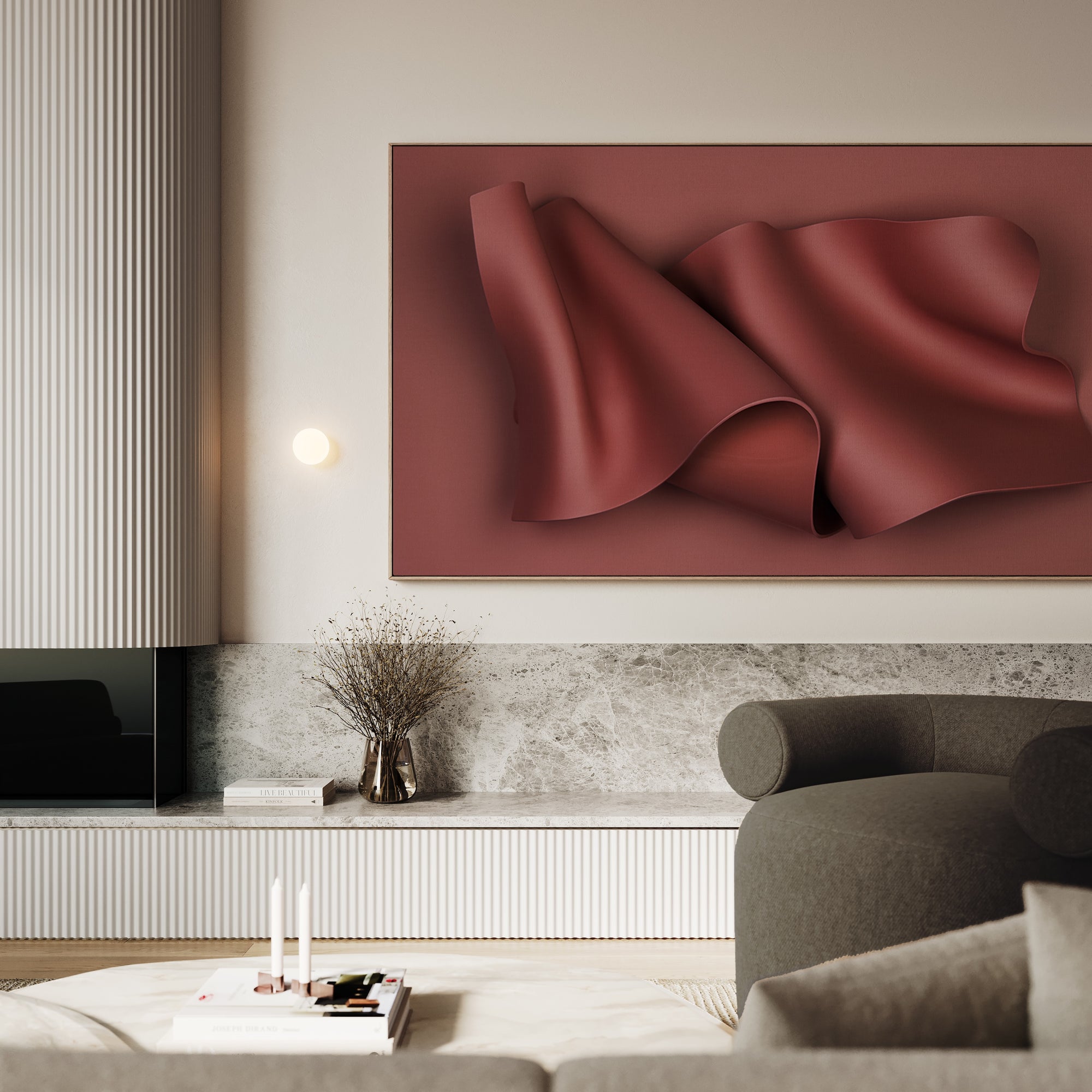 Unravelled - Burgandy