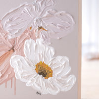 CARAMEL SUNDAE LILAC I ~ Original Art Block