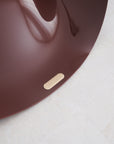 Chocolate Burgandy 01 - Sculptural Bowl - Small