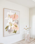 ORCHID - rolled canvas test print