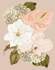 HYDRANGEA - rolled canvas test print