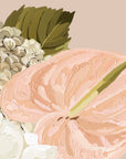 HYDRANGEA - rolled canvas test print