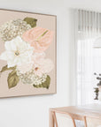 HYDRANGEA - rolled canvas test print