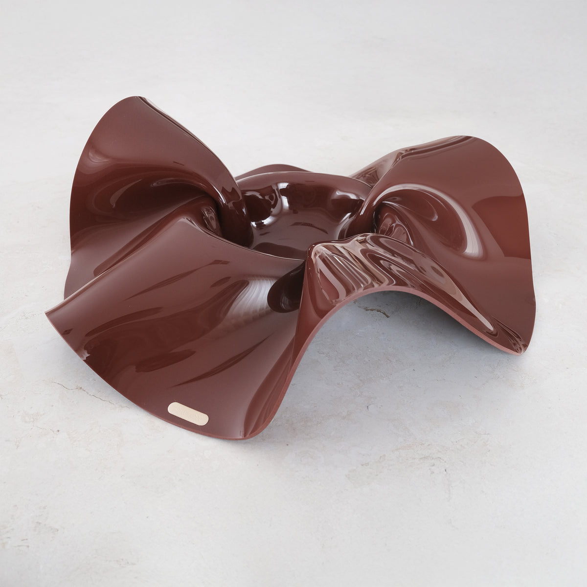 Burgandy 02 - Sculptural Bowl - Small