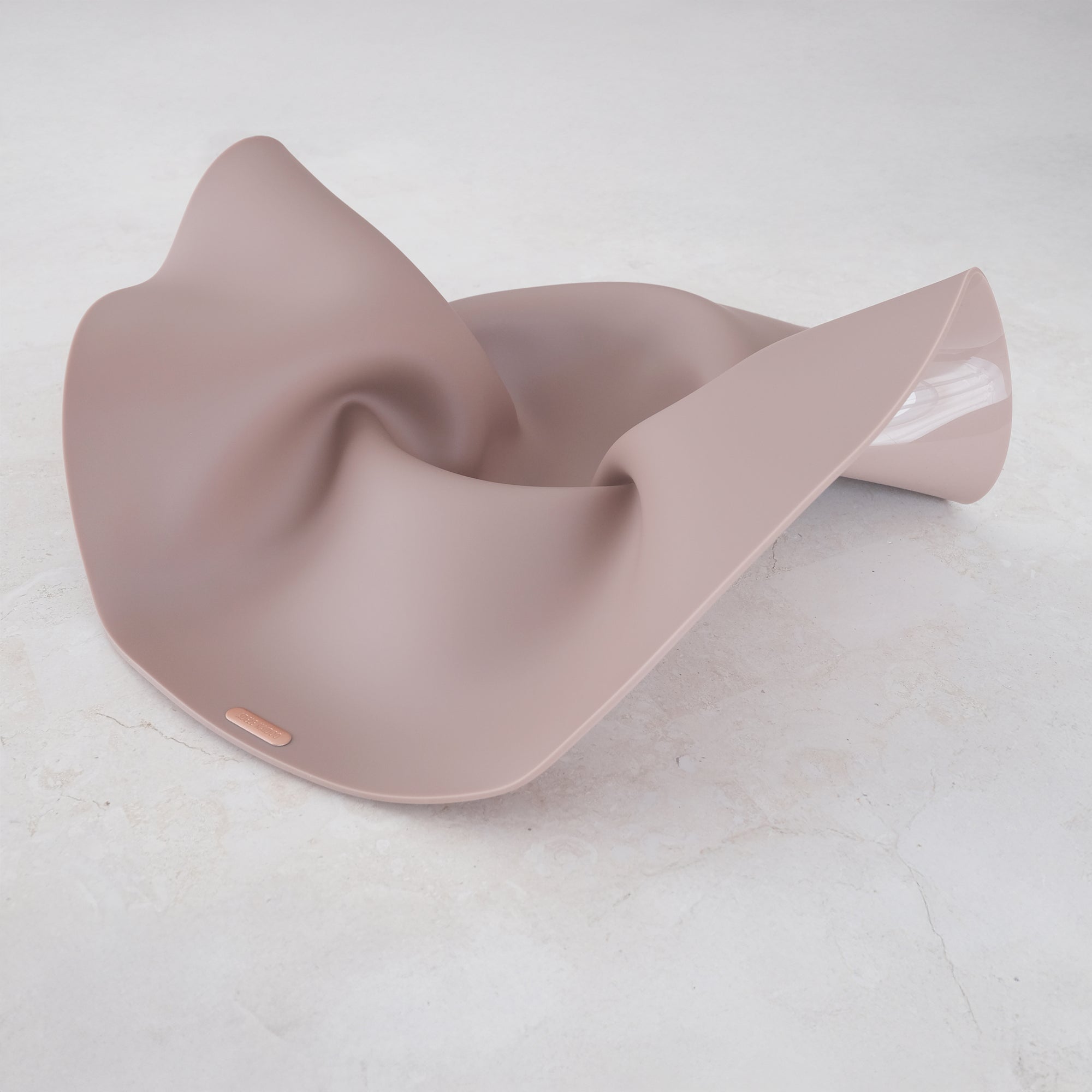 Rose Mocha Matte 01 - Sculptural Bowl - Small