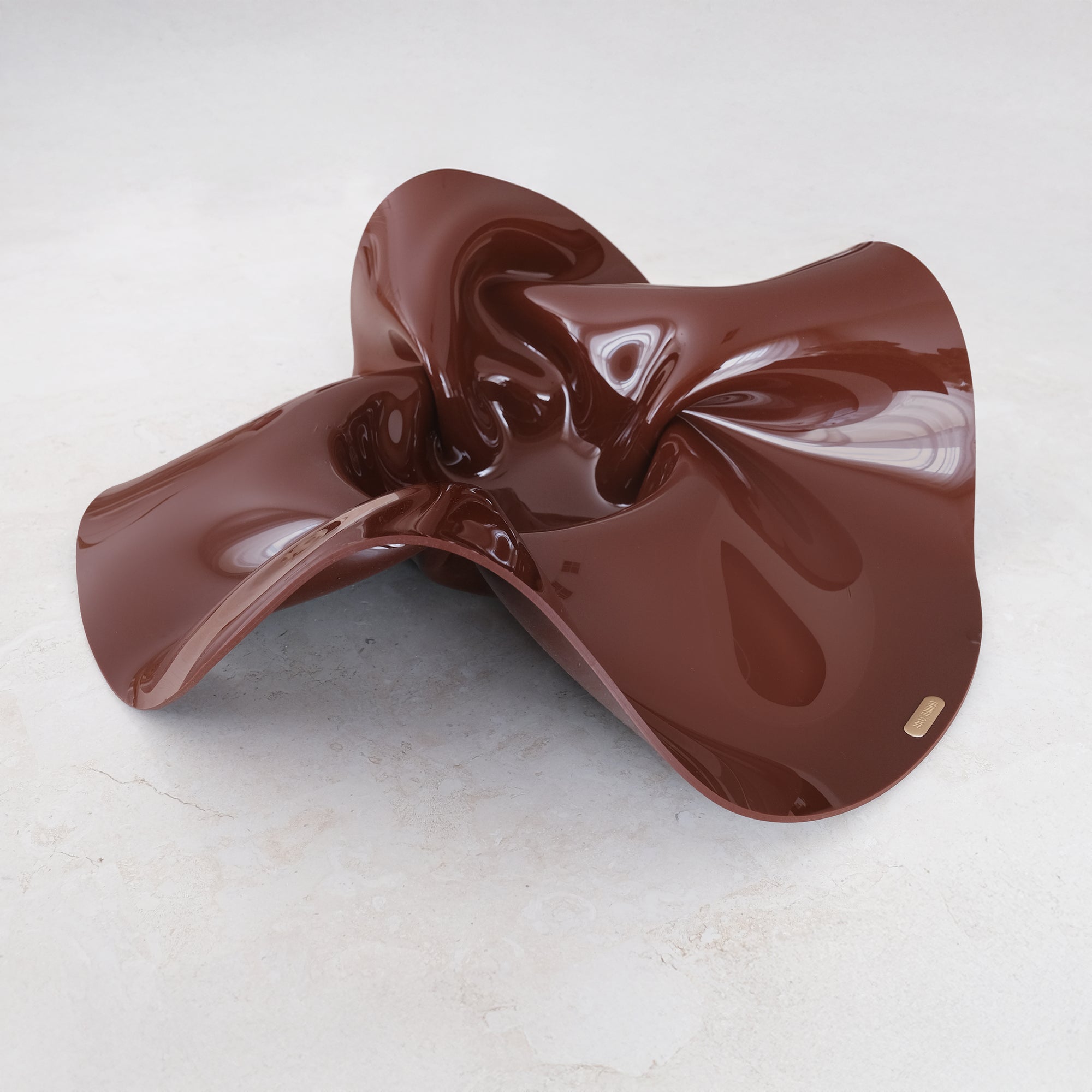 Burgandy 01 - Sculptural Bowl - Small
