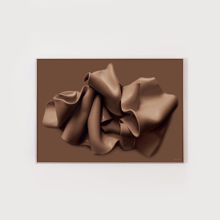 Petals & Curves - Chocolate - LANDSCAPE