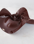 Chocolate Burgandy 01 - Sculptural Bowl - Small