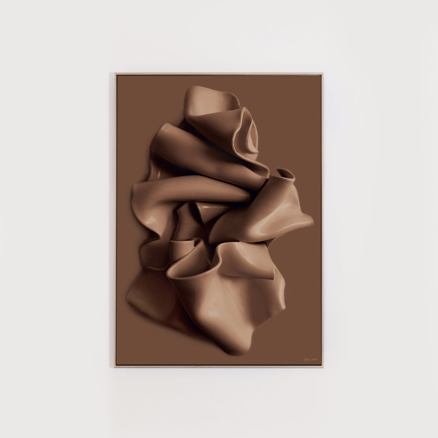 Petals & Curves - Chocolate - PORTRAIT