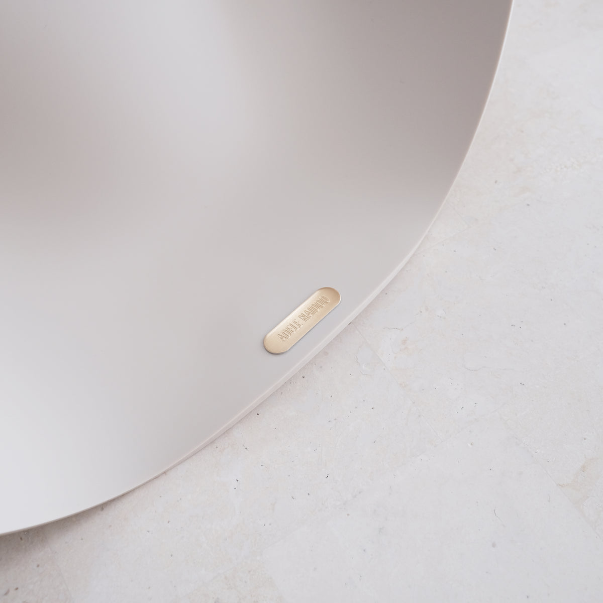 Beige Matte 02 - Sculptural Bowl - Small