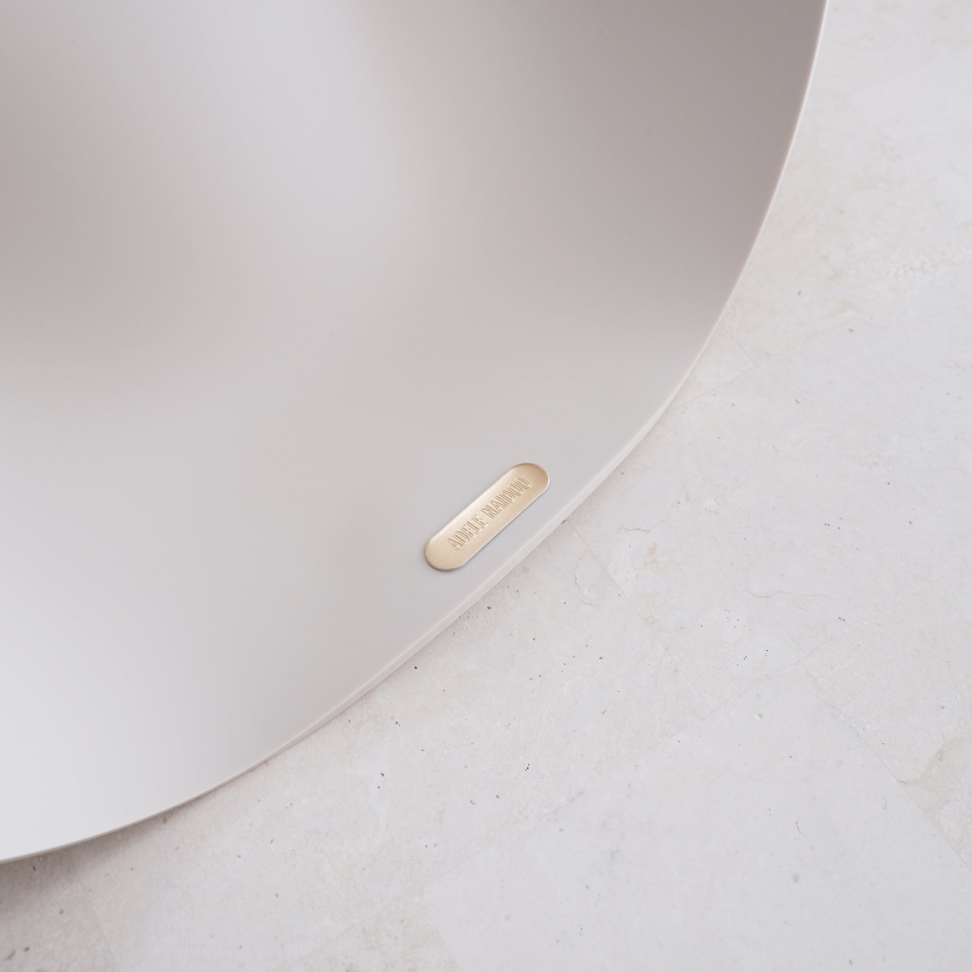 Beige Matte 01 - Sculptural Bowl - Small