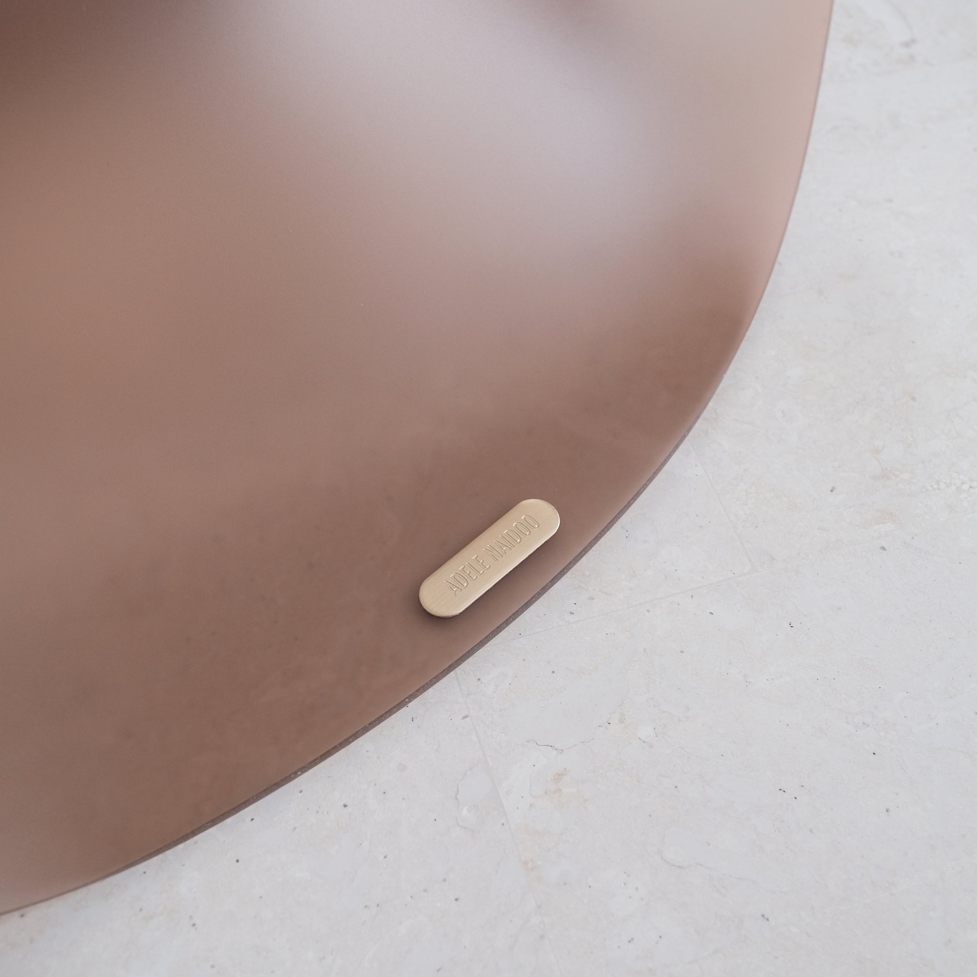Frosted Mocha 01 - Sculptural Bowl - Small
