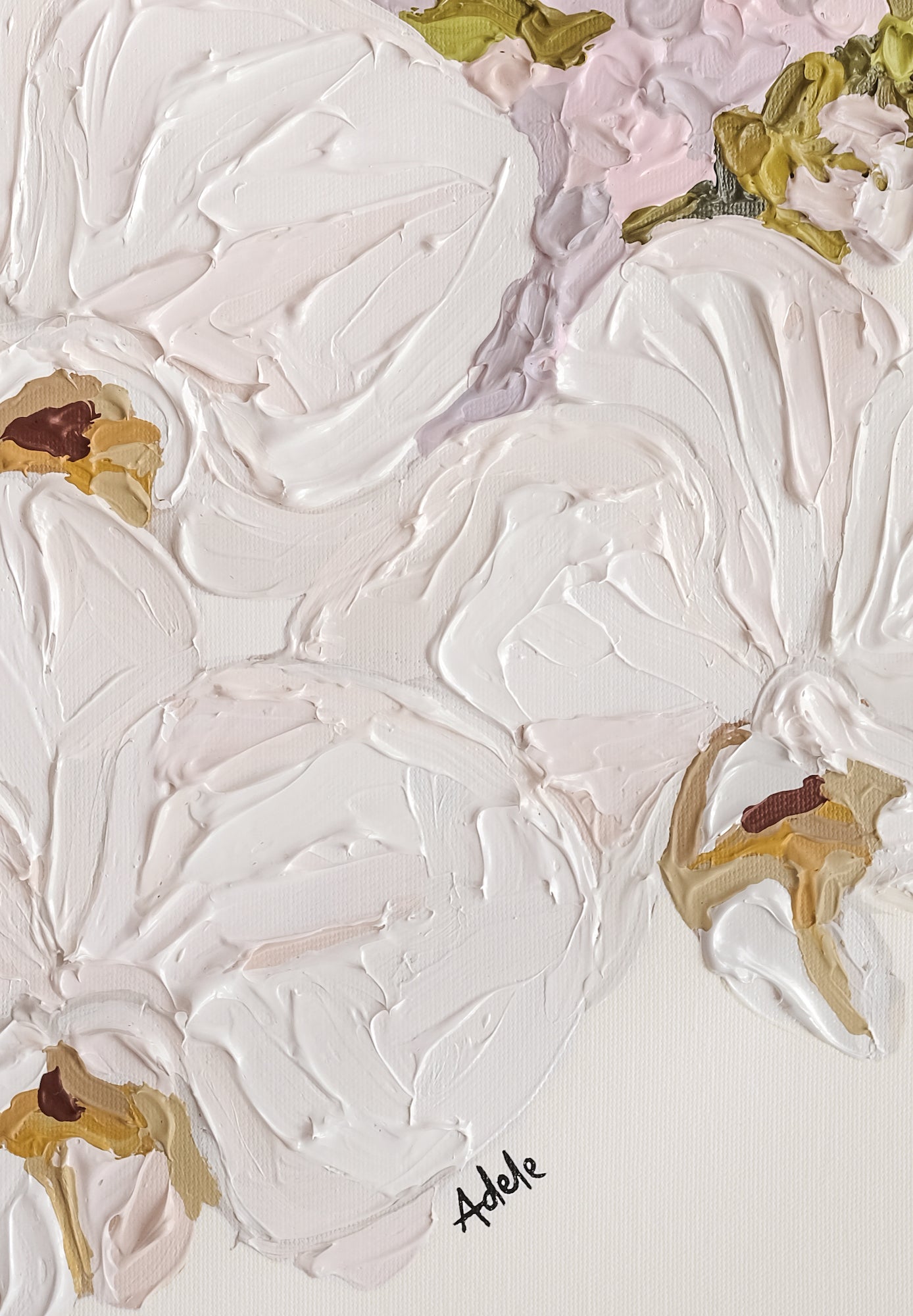 PASTEL PETALS I ~ 45cm x 62cm ~ Original