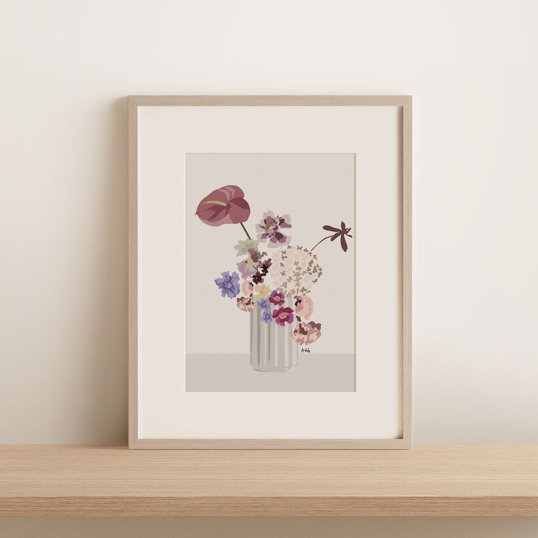 Lilac Flowers in Vase ~ Digital Download
