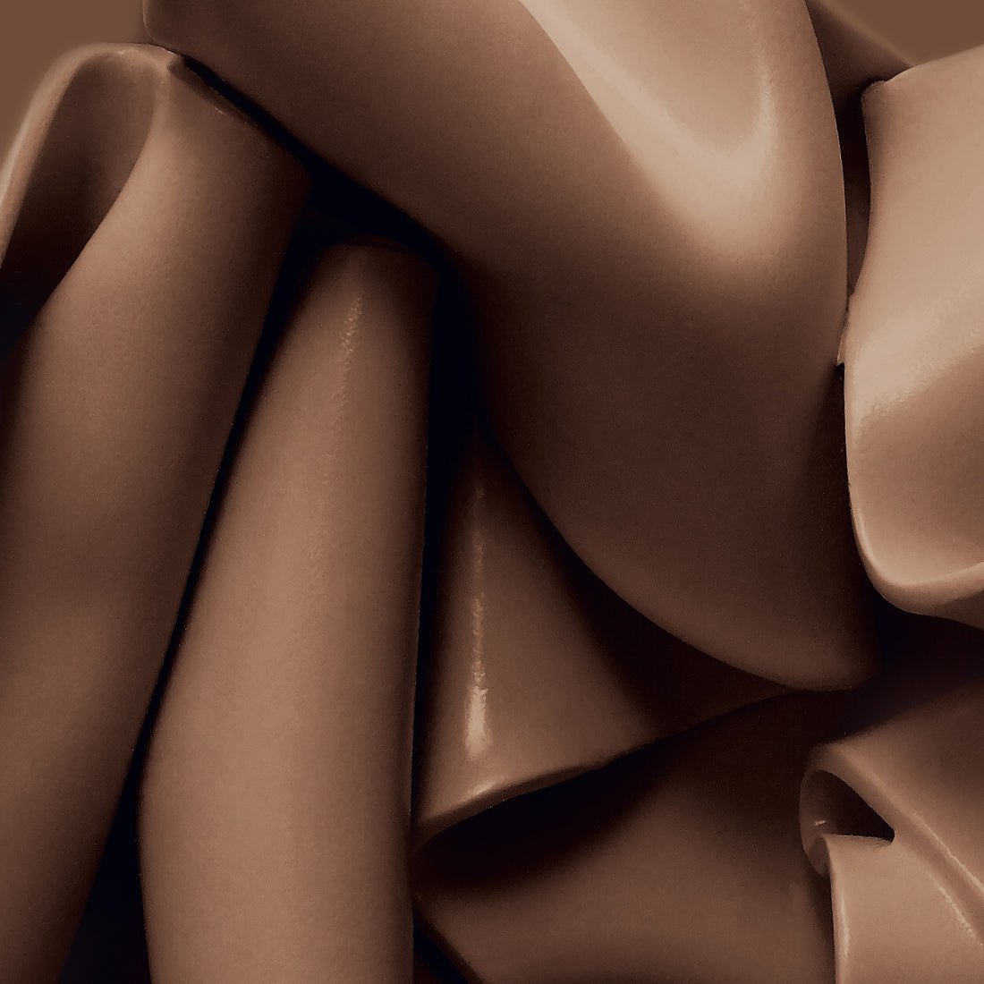 Petals & Curves - Chocolate - PORTRAIT