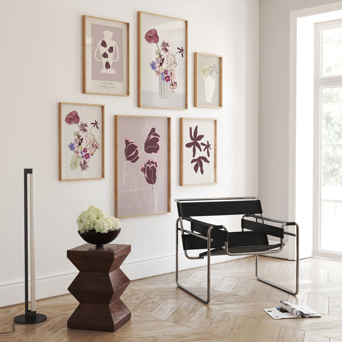 Two Flowers in Vase ~ Digital Download