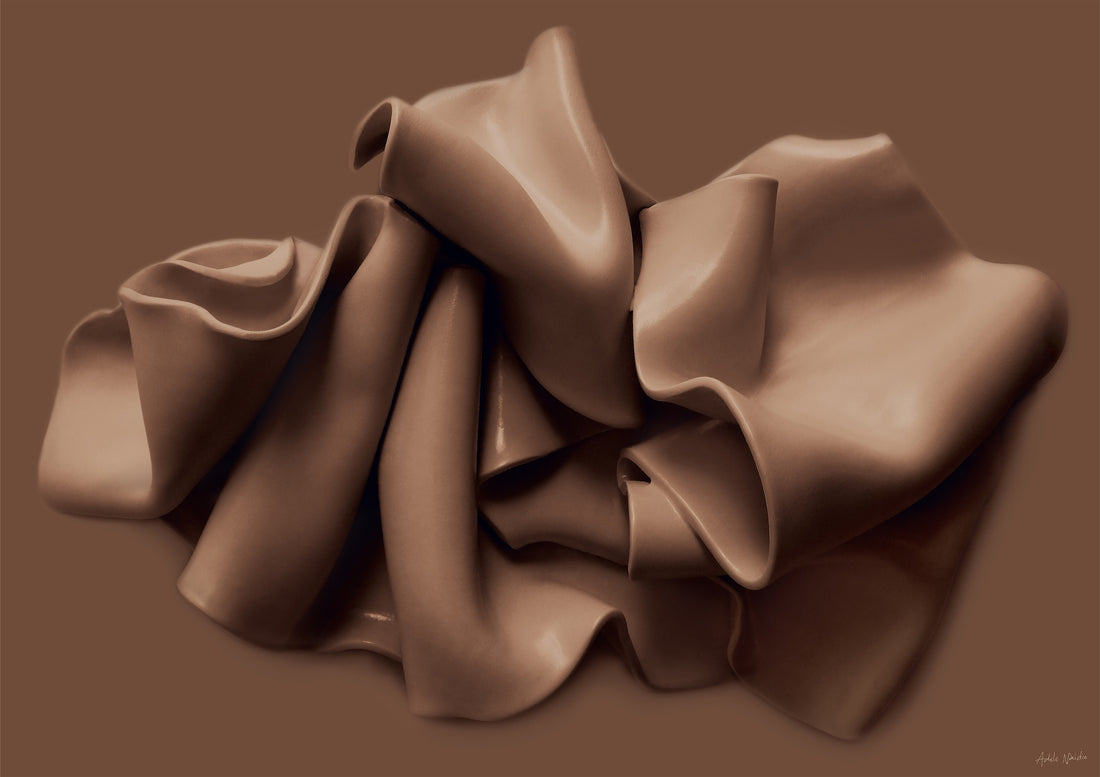 Petals & Curves - Chocolate - LANDSCAPE