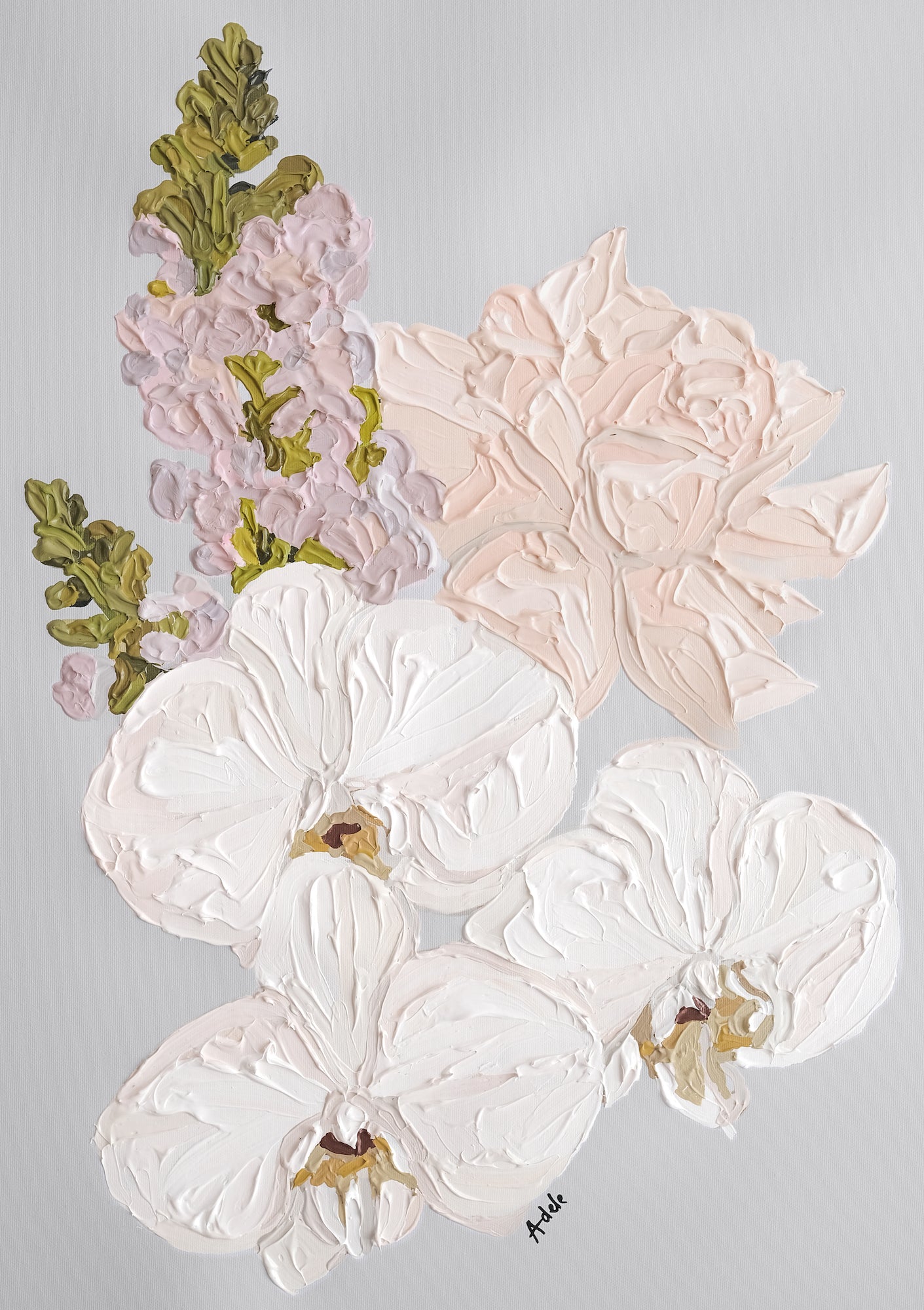 PASTEL PETALS II ~ 45cm x 62cm ~ Original