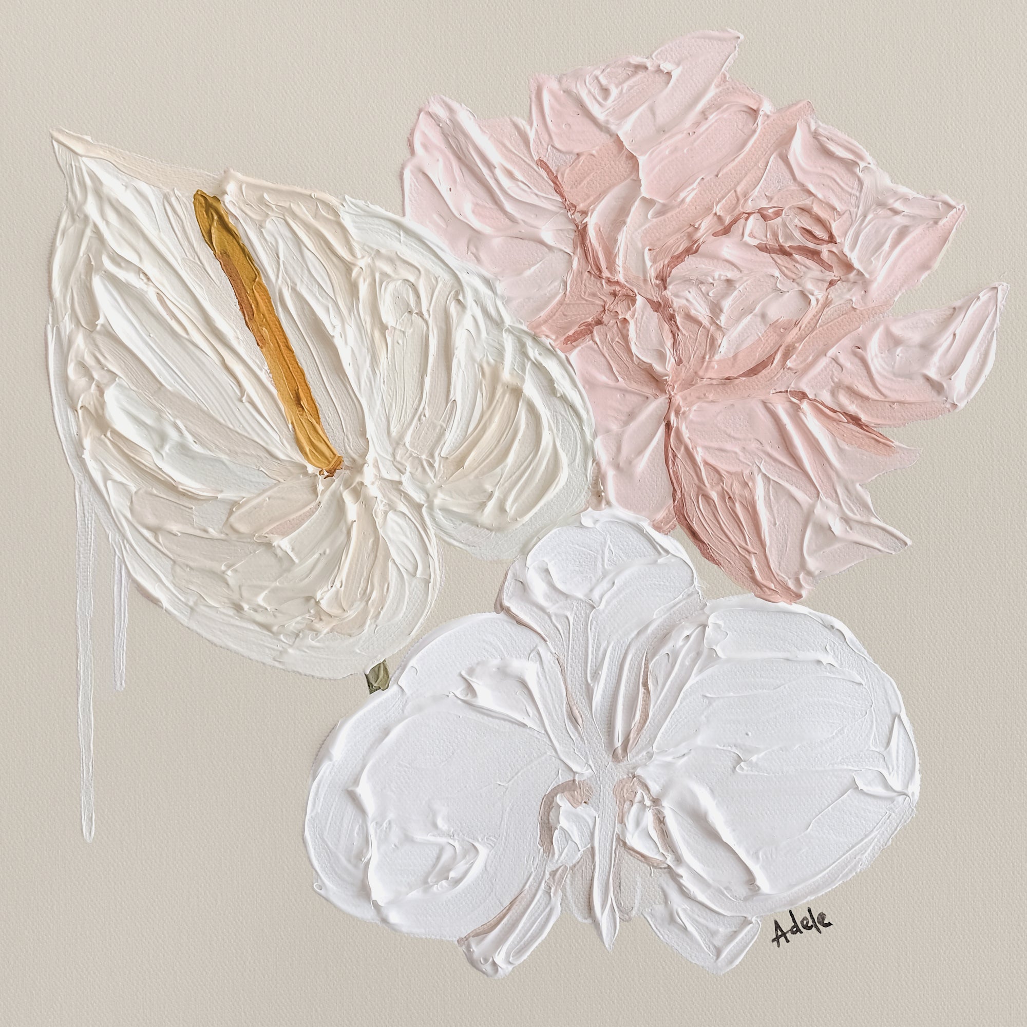 CREAM &amp; SAGE ~ 27.5cm x 27.5cm ~ Original