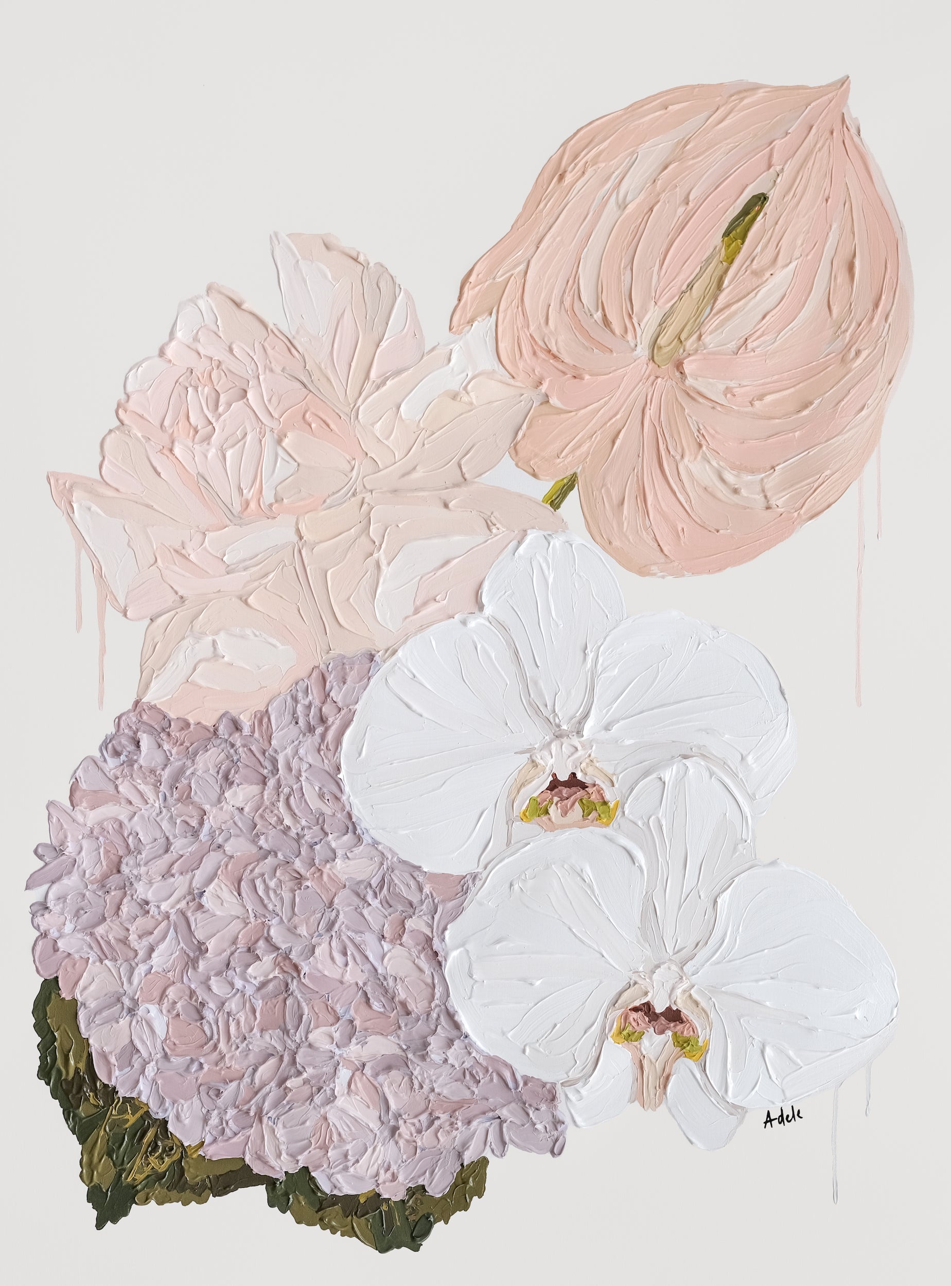 LILAC PETALS ~ 63cm x 83cm ~ Original