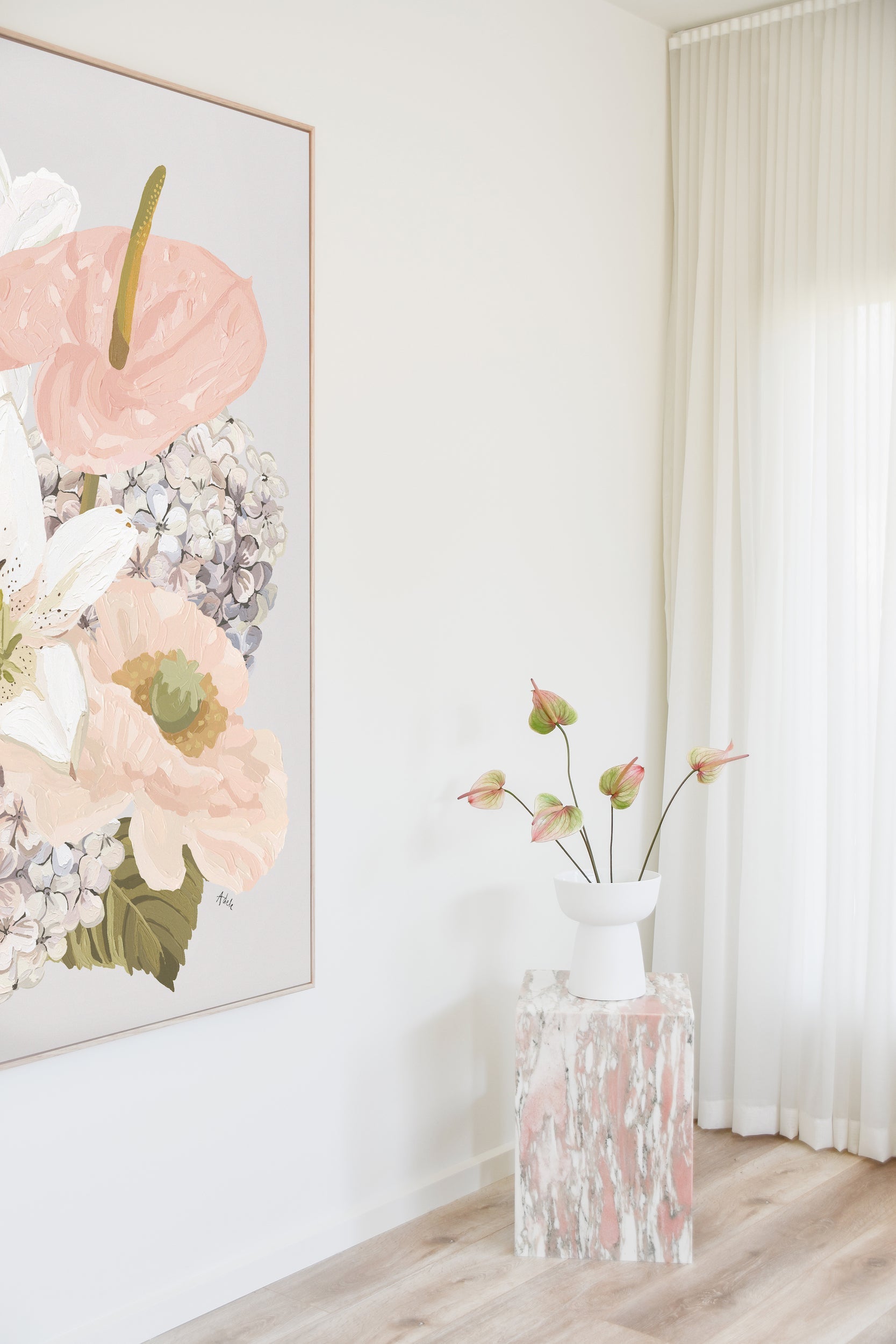 ORCHID - rolled canvas test print