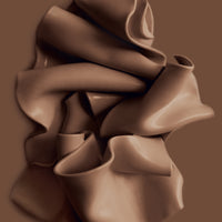 Petals & Curves - Chocolate - PORTRAIT