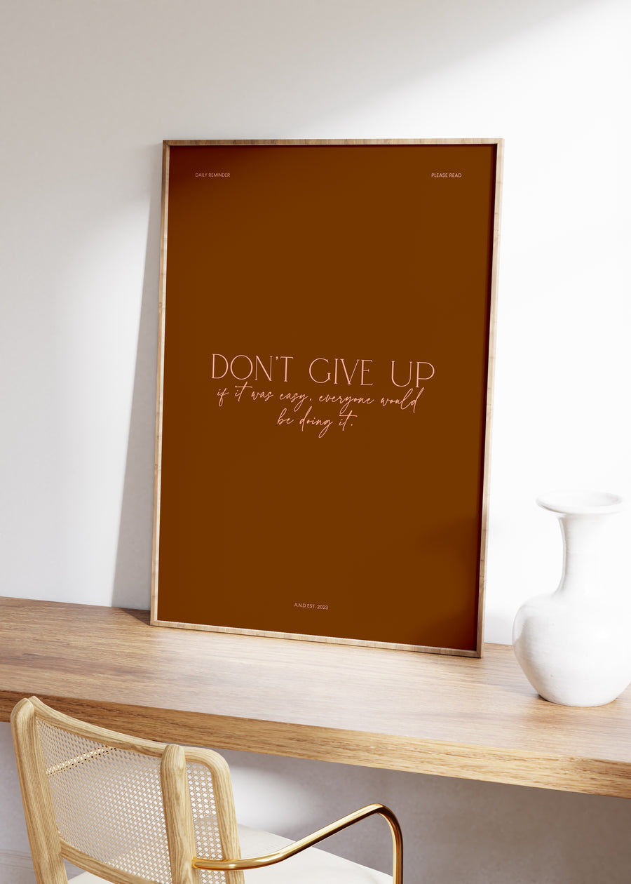 Dont Give Up ~ Digital Download