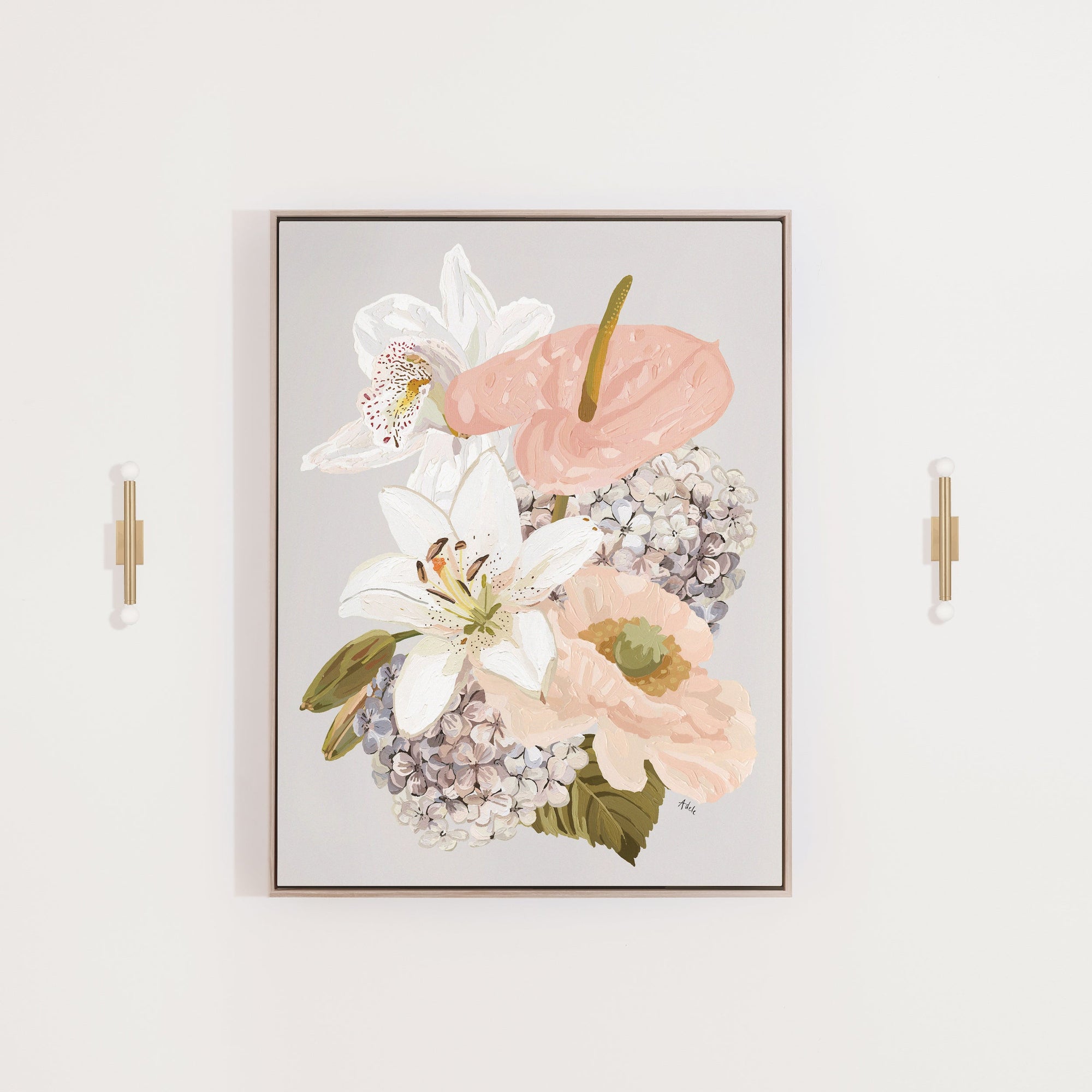 ORCHID - rolled canvas test print