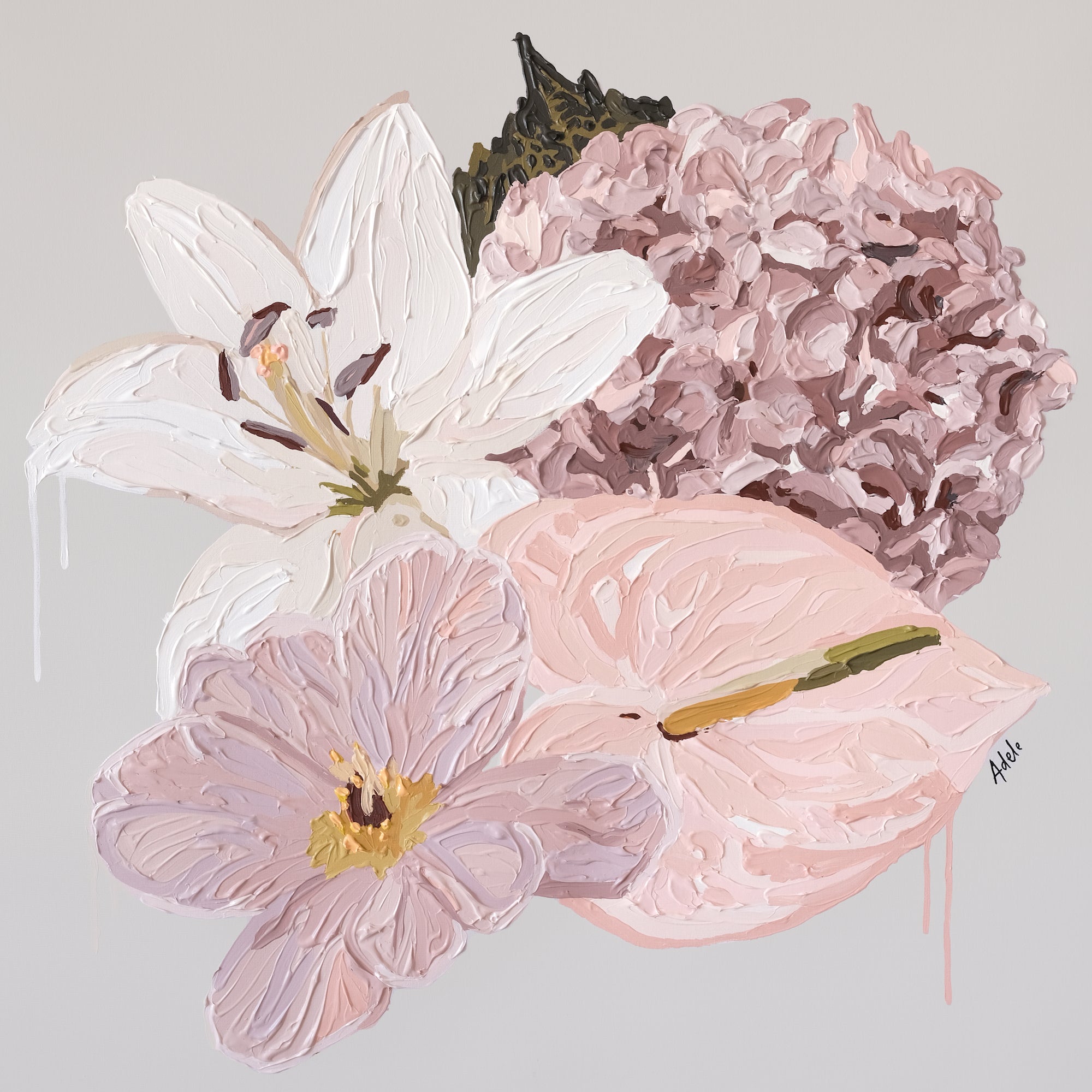 ~ MINK PINK ~ 63cm x 63cm